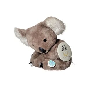 Gund Koala Teddy Bear‎ Plastic Claws 12" Plush Animal Vintage 1976 Bonus Pins
